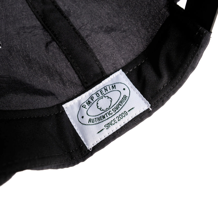 POT MEETS POP - HASH NYLON 5 PANEL SNAPBACK BLACK SS`24