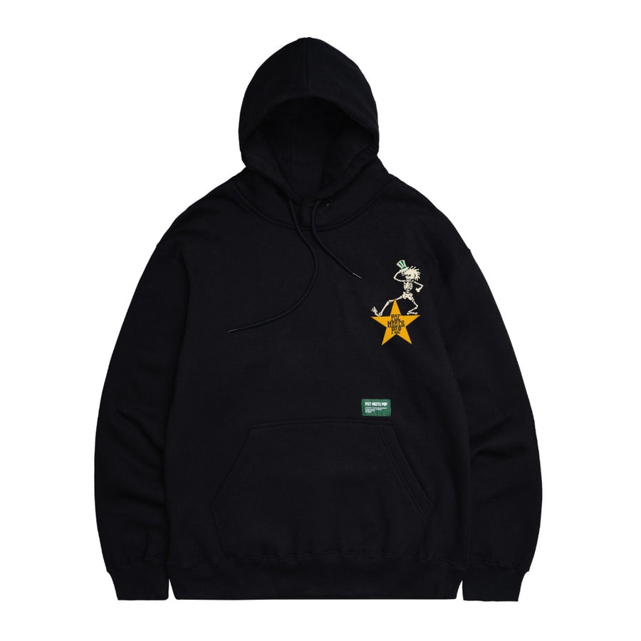 POT MEETS POP - HIGH LIFE HOODIE BLACK SS`24