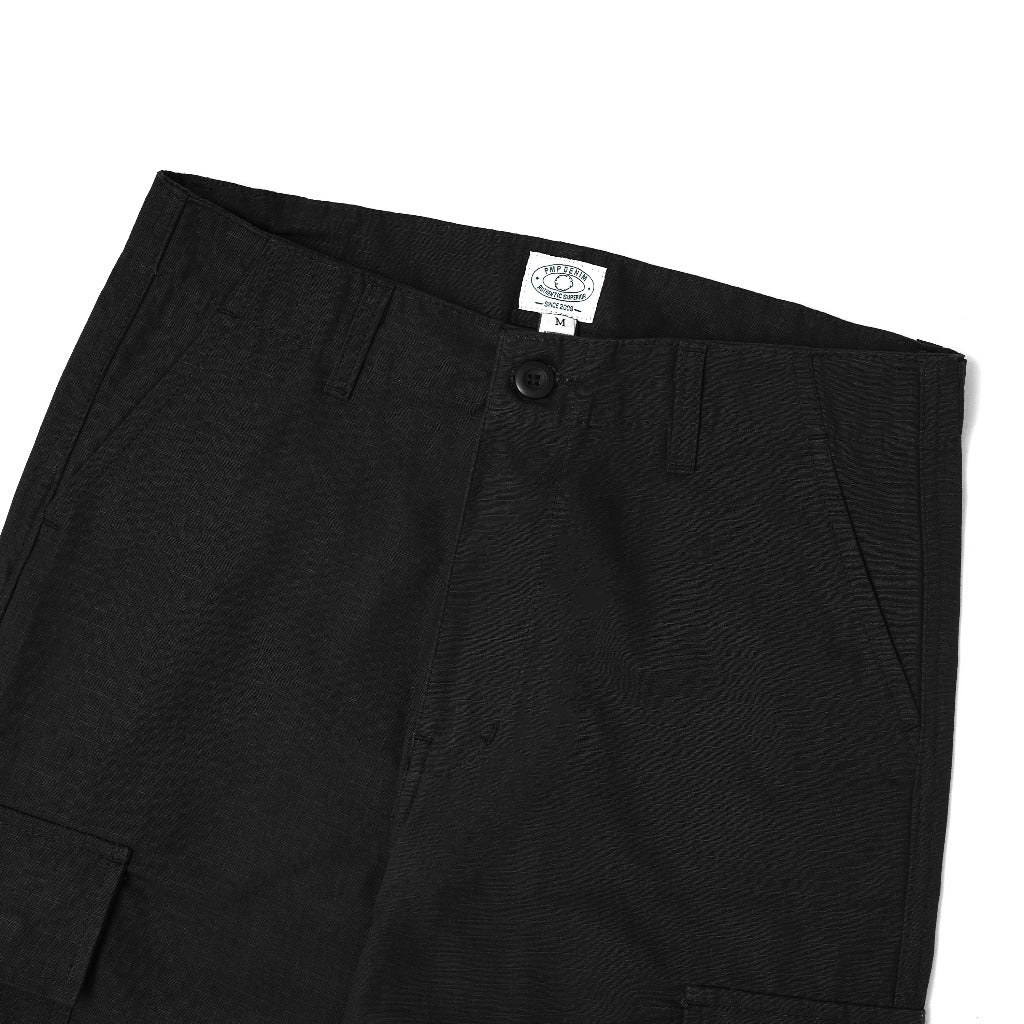 Pot Meets Pop Celana Cargo -Chronic Cargo Reguler Black Ripstop Green Ops - Cargo Pants