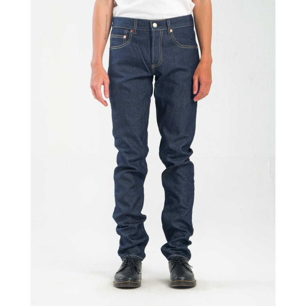 Pot Meets Pop Denim - Thaistick Blue Indigo - Slim Tapered - 10,5 Oz