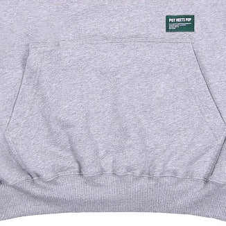 Pot Meets Pop Sweater Hoodie - The Hemp Hog Hoodie Grey FW`24 - Hoodie