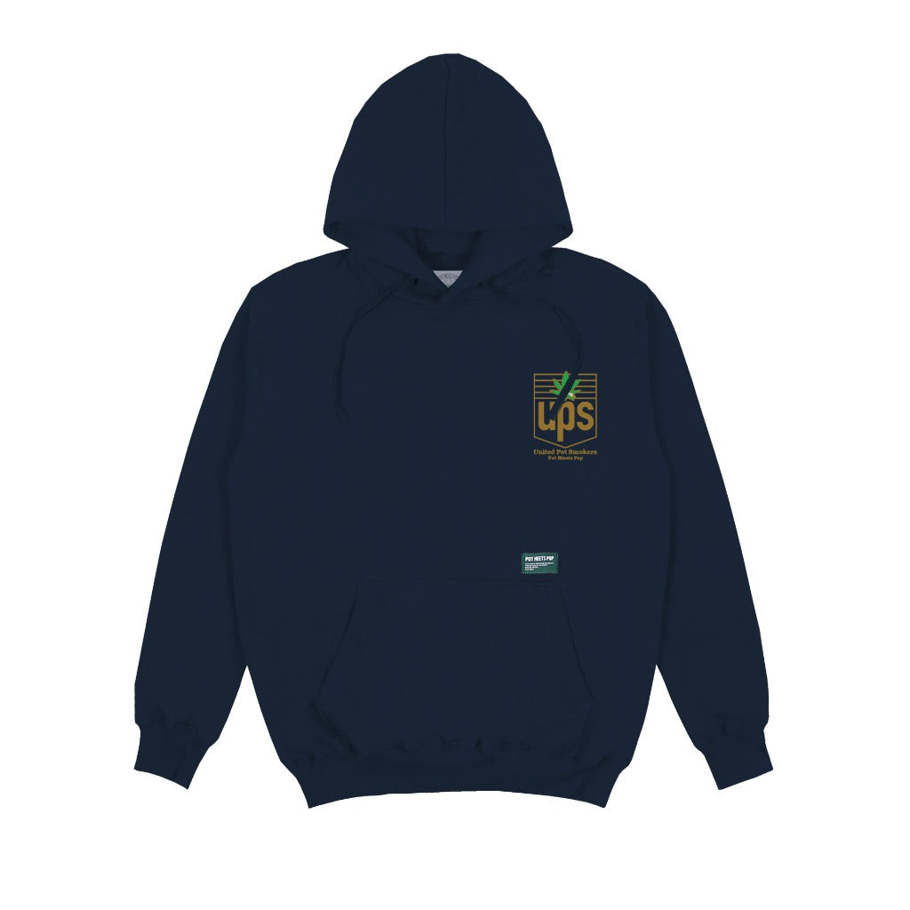 Pot Meets Pop Sweater Hoodie - UPS Hoodie Navy FW`24 - Hoodie