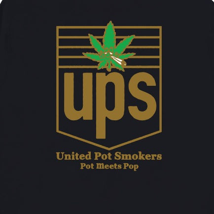 Pot Meets Pop Sweater Hoodie - UPS Hoodie Black FW`24 - Hoodie