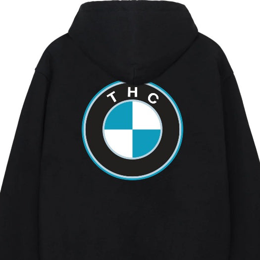 Pot Meets Pop Hoodie - Thc Zip Hoodie Black Fw24