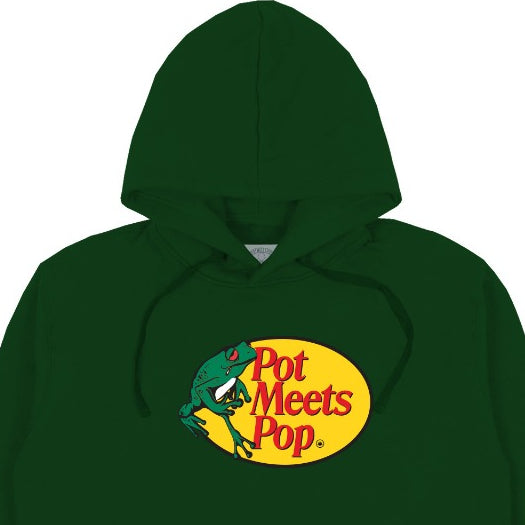 Pot Meets Pop Sweater Hoodie - Super Skunk Hoodie Green FW`24 - Hoodie