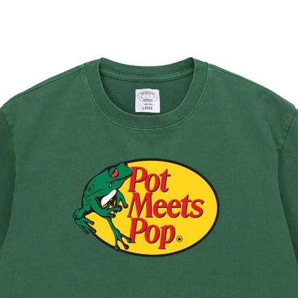 POT MEETS POP - FROGGIE TEE GREEN FW`24