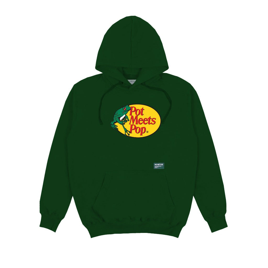 Pot Meets Pop Sweater Hoodie - Super Skunk Hoodie Green FW`24 - Hoodie