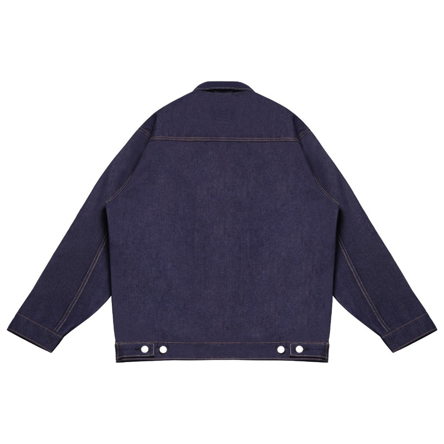 Pot Meets Pop Jacket - Super Skunk Deep Indigo - Jacket Jeans