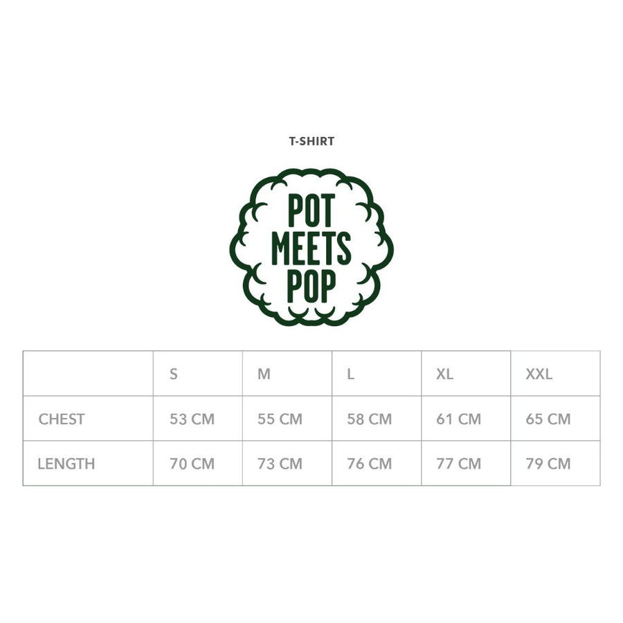 Pot Meets Pop Kaos Lengan Pendek - Pure Herbs Tee White Ss'25 - Tshirt