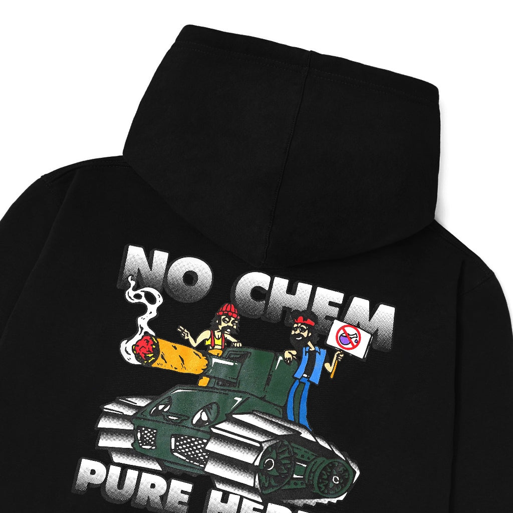 Pot Meets Pop Jacket Hoodie - Pure Herbs Zip Hoodie Black Ss25 - Hoodie