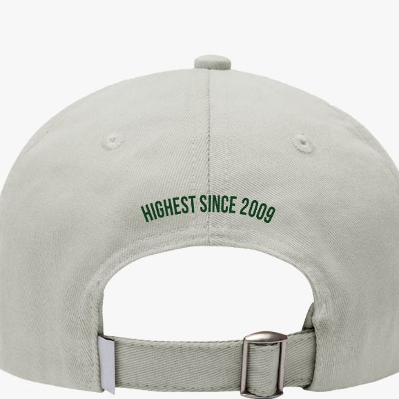 Pot Meets Pop Topi - Smoke Logo Dad Cap White Ss`25 - Cap