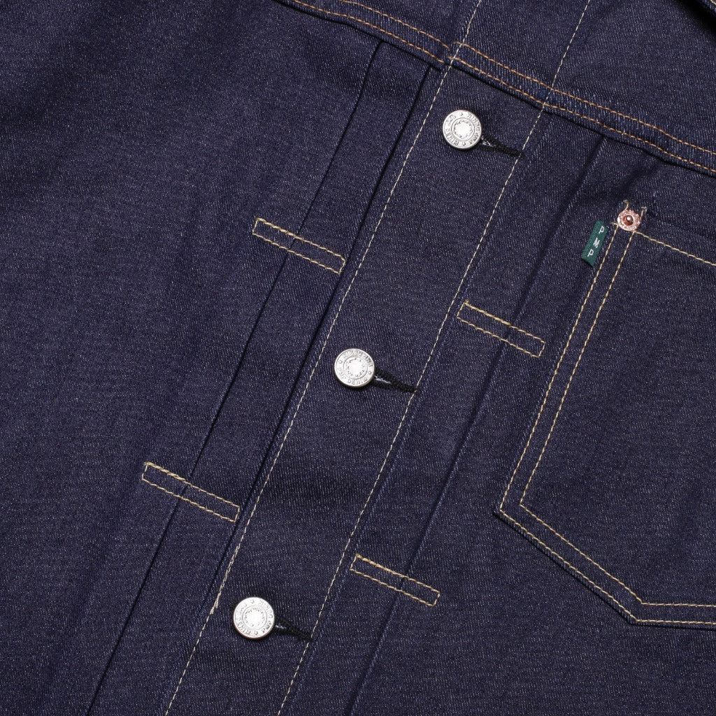 Pot Meets Pop Jacket - Super Skunk Deep Indigo - Jacket Jeans