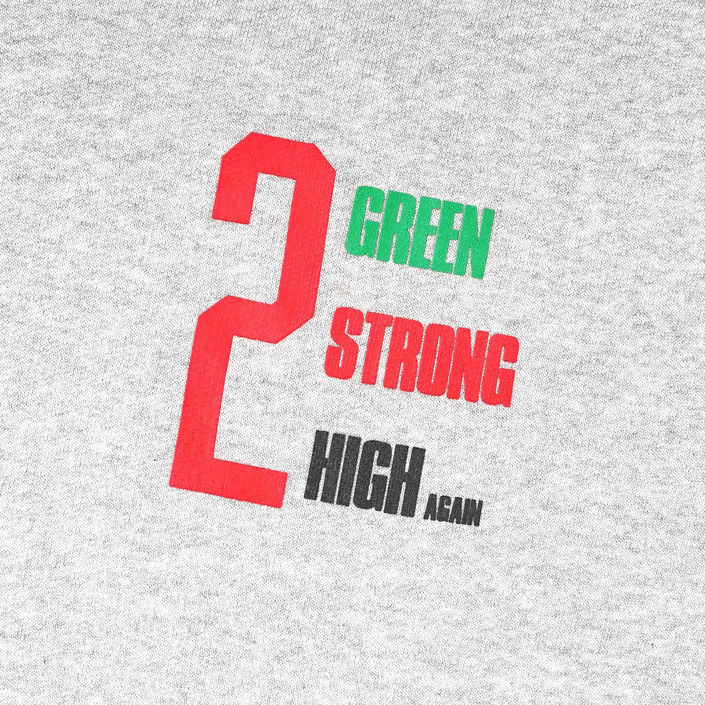 Pot Meets Pop Jacket Hoodie - 2 Green 2 Strong Hoodie Heather Grey Ss25 - Hoodie