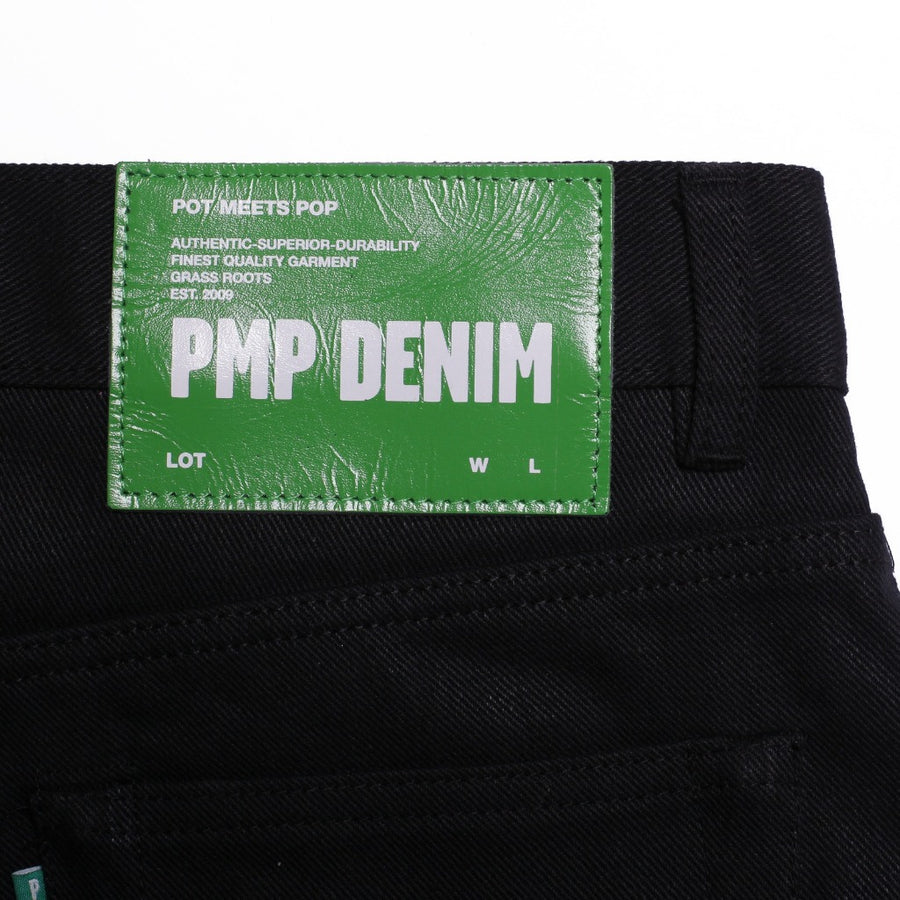 Pot Meets Pop Denim - Pmp Denim Pipes Black - Slim Tapered