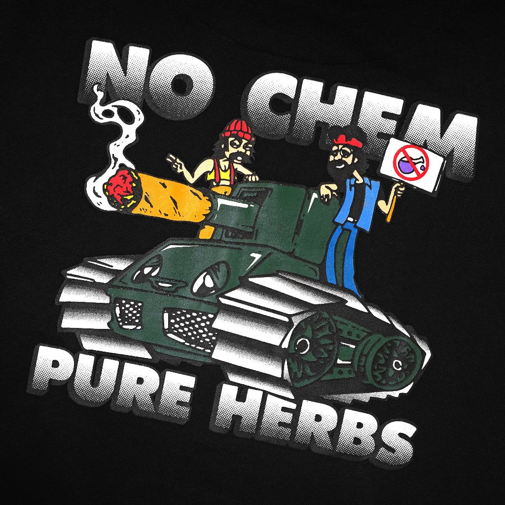 Pot Meets Pop Jacket Hoodie - Pure Herbs Zip Hoodie Black Ss25 - Hoodie