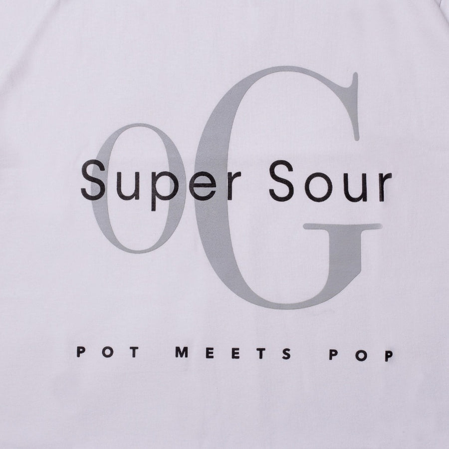Pot Meets Pop Kaos Lengan Pendek - Super Sour Og Tee White Ss'25 - Tshirt