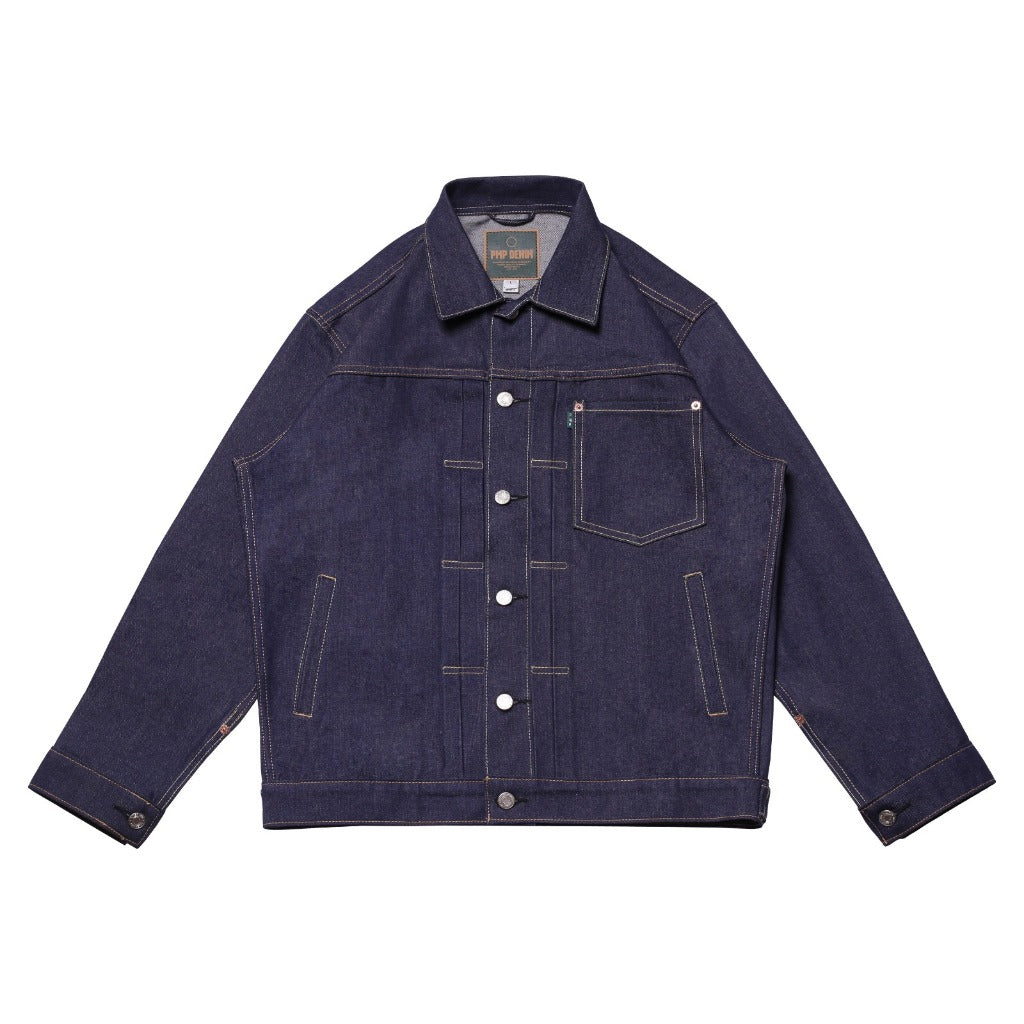 Pot Meets Pop Jacket - Super Skunk Deep Indigo - Jacket Jeans