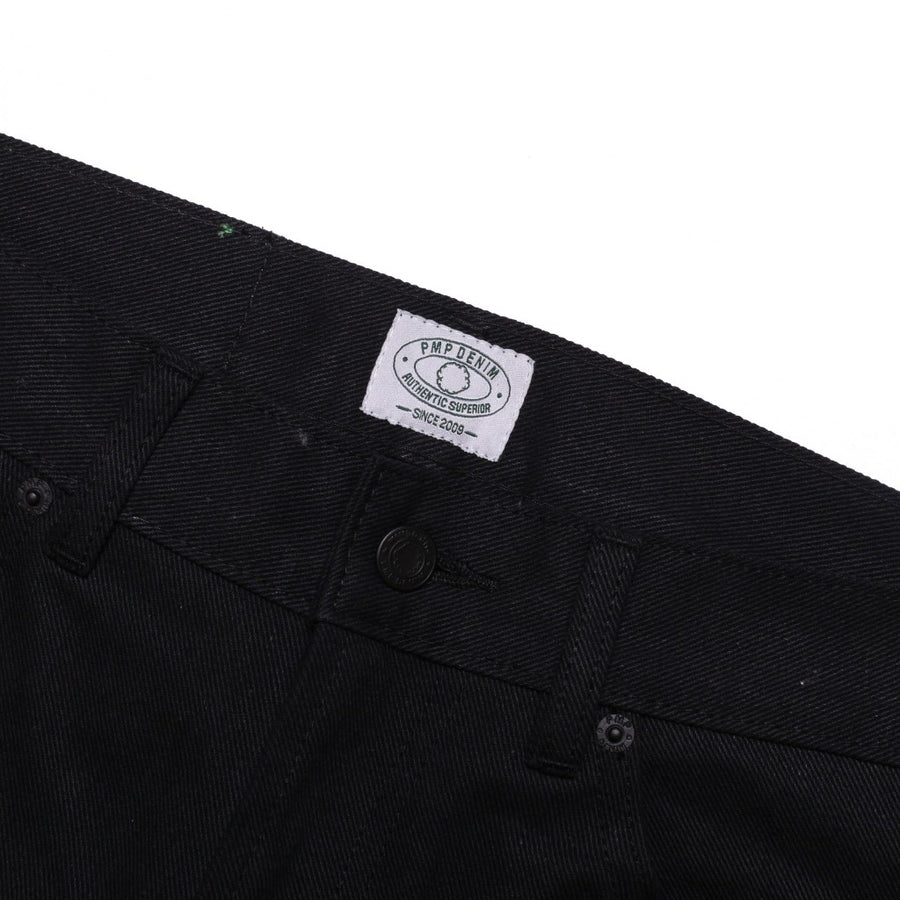 Pot Meets Pop Denim - Pmp Denim Pipes Black - Slim Tapered