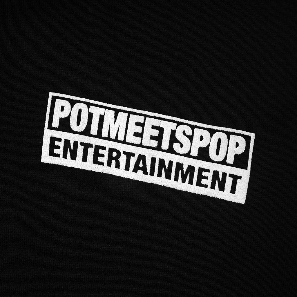 Pot Meets Pop Jacket Hoodie - Pure Herbs Zip Hoodie Black Ss25 - Hoodie