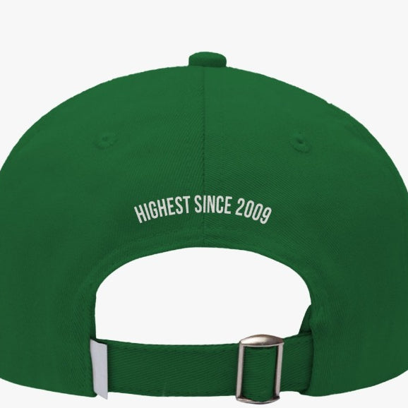 Pot Meets Pop Topi - Smoke Logo Dad Cap Green Ss`25 - Cap