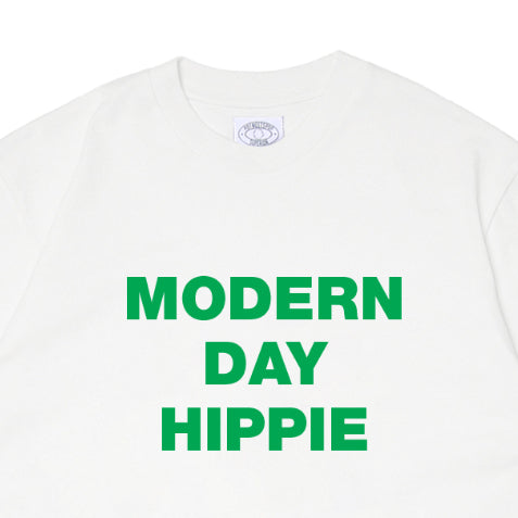 Pot Meets Pop Kaos Lengan Pendek - Modern Day Hippie Tee White - T'shirt