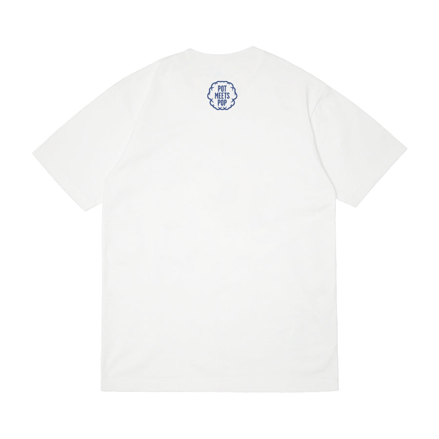 Pot Meets Pop Kaos Lengan Pendek - Downers Tee White Fw25 - T'shirt
