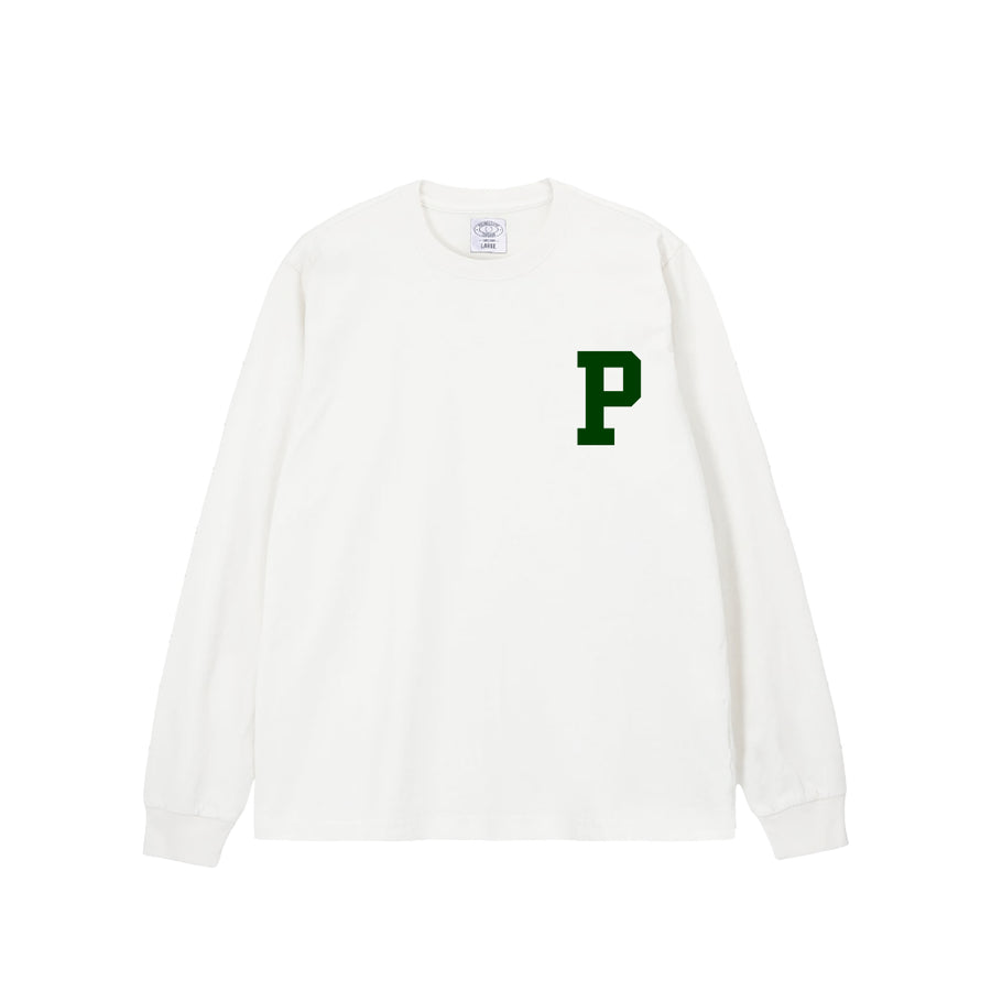 Pot Meets Pop Kaos Lengan Panjang - Arch Tee Ls White Fw25 - Longsleeve