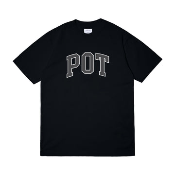 Pot Meets Pop Kaos Lengan Pendek - Pot Tee Black Fw25 - T'shirt