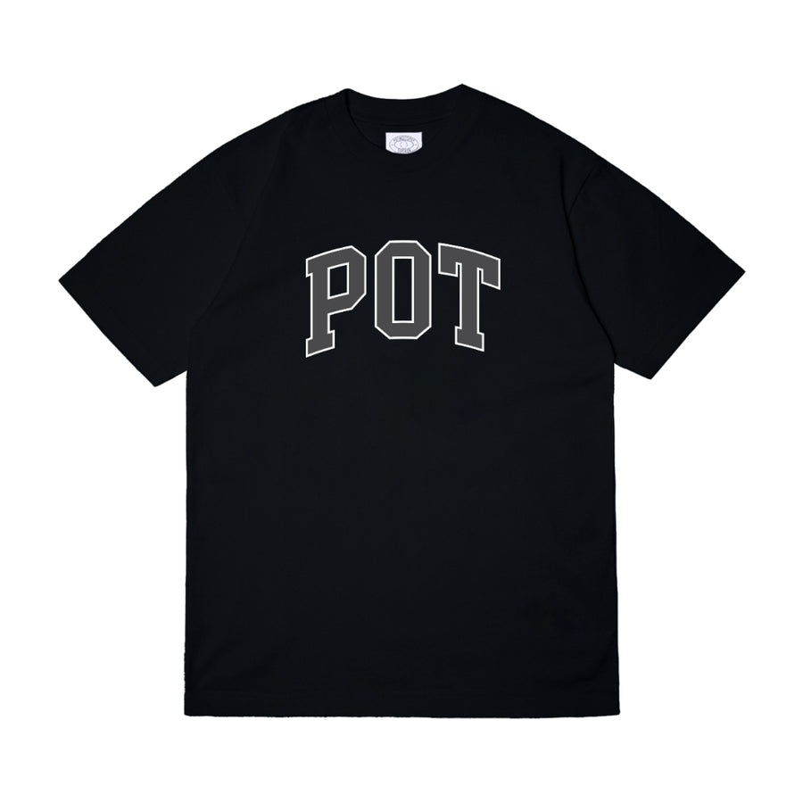 Pot Meets Pop Kaos Lengan Pendek - Pot Tee Black Fw25 - T'shirt