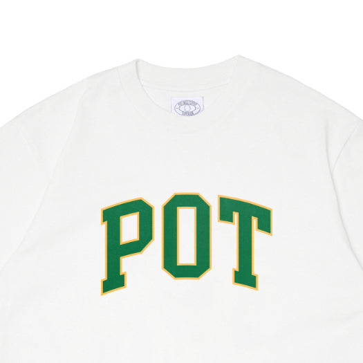 Pot Meets Pop Kaos Lengan Pendek - Pot Tee White Fw25 - T'shirt