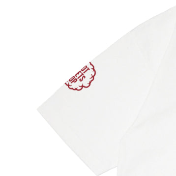 Pot Meets Pop Kaos Lengan Pendek - Full Time Stoner Tee White Fw25 - T'shirt