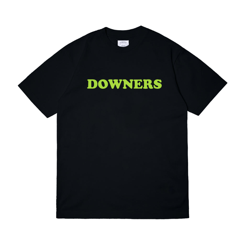 Pot Meets Pop Kaos Lengan Pendek - Downers Tee Black Fw25 - T'shirt