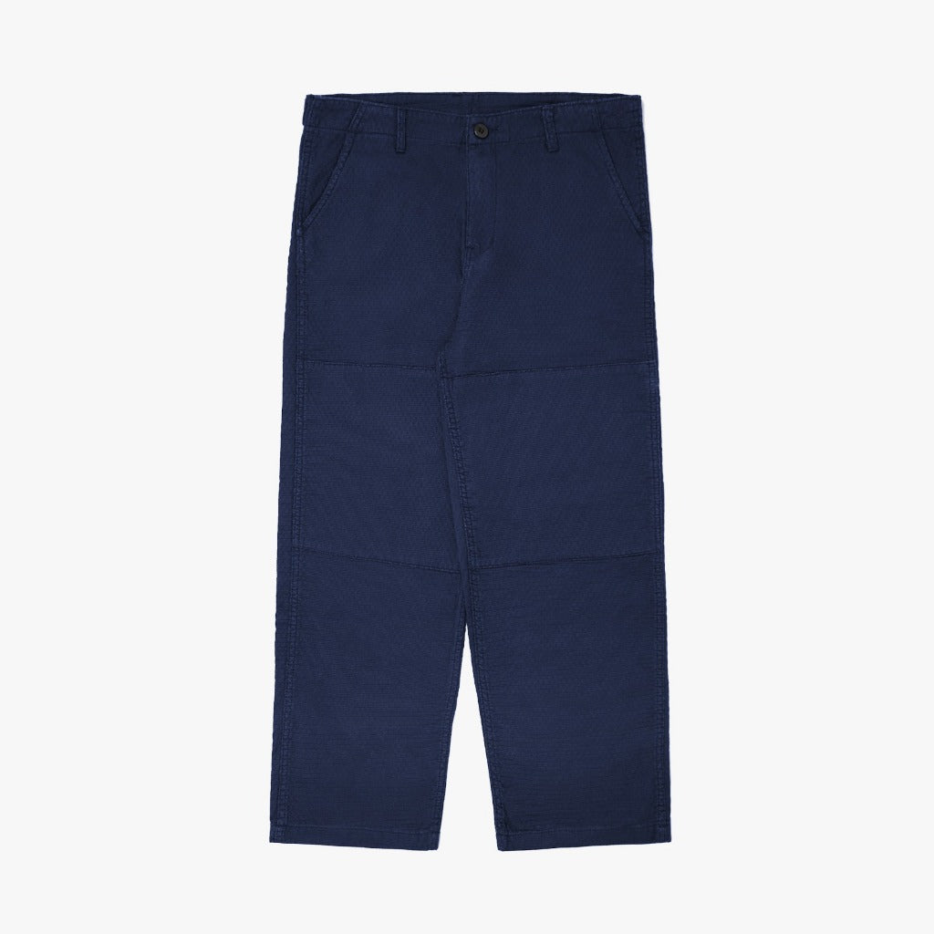 Pot Meets Pop Celana Panjang - French Cookie French Work Trousers Indigo Fw25 - French Workwear