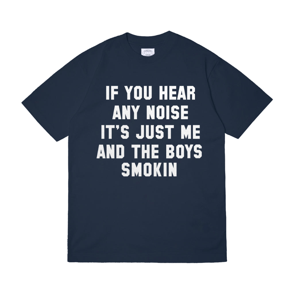 Pot Meets Pop Kaos Lengan Pendek - Smokin Boys Tee Navy Fw25