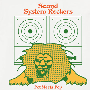 Pot Meets Pop Kaos Lengan Panjang - Soundsystem Tee Ls White Fw25 - Longsleeve