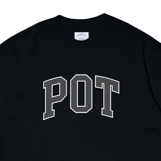 Pot Meets Pop Kaos Lengan Pendek - Pot Tee Black Fw25 - T'shirt