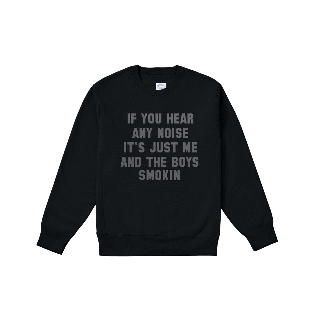 Pot Meets Pop Sweater -Smokin Boys Crewneck Sweatshirt Black fw25 - Crewneck
