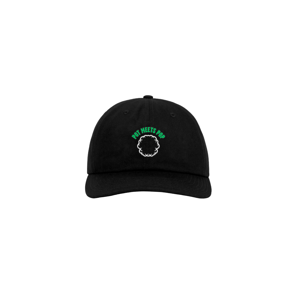 Pot Meets Pop Topi - Smoke Logo Dad Cap Fw25 - Cap