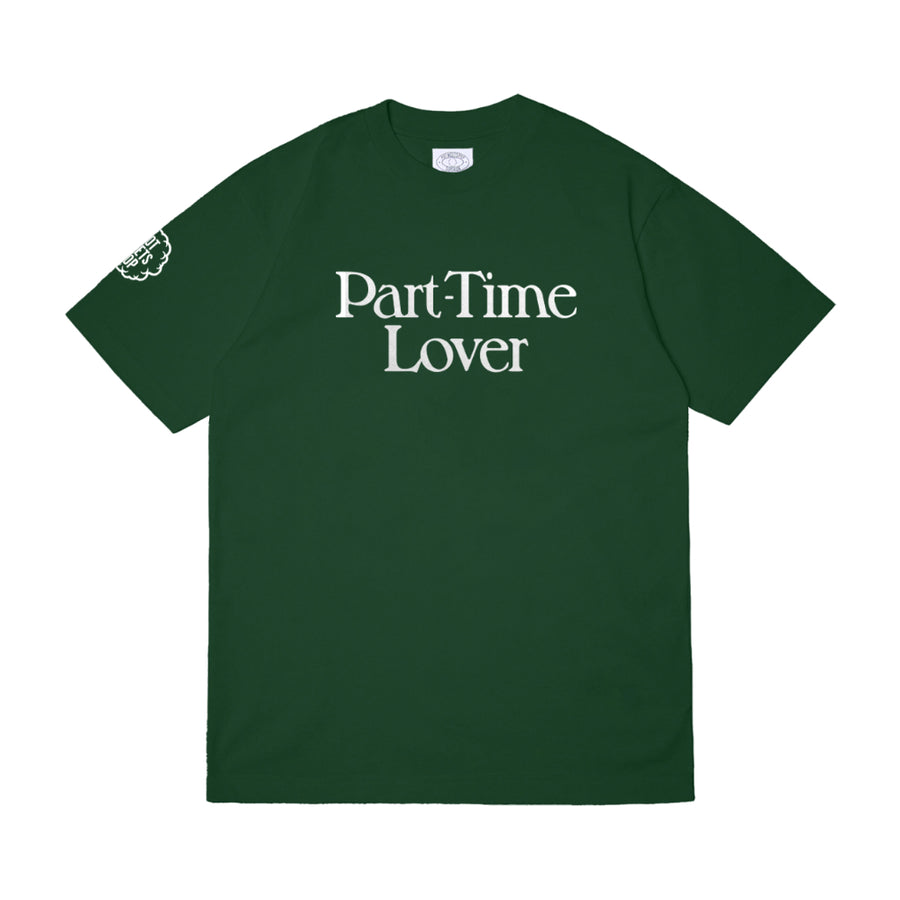 Pot Meets Pop Kaos Lengan Pendek -Full Time Stoner Tee Green Fw25 - T'shirt