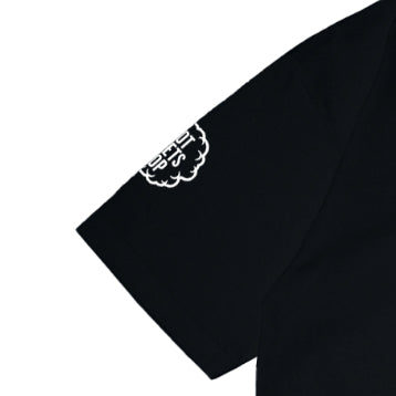 Pot Meets Pop Kaos Lengan Pendek - Full Time Stoner Tee Black Fw25 - T'shirt