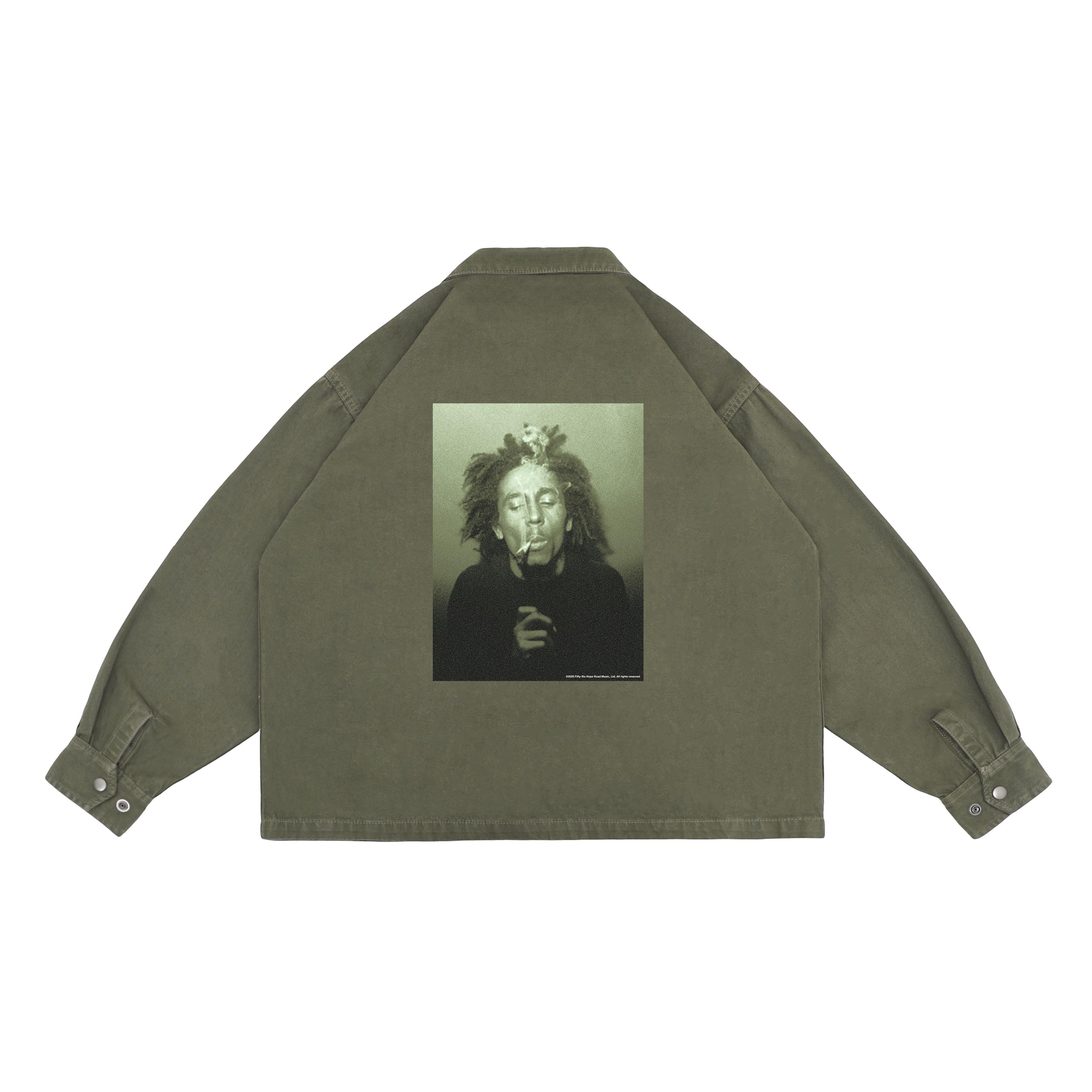 Pot Meets Pop x Bob Marley - Smoke M42 Jacket Olive