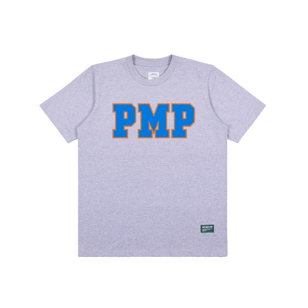 Pot Meets Pop Kaos Lengan Pendek - PMP Initial Tee Grey SS21 - T Shirt