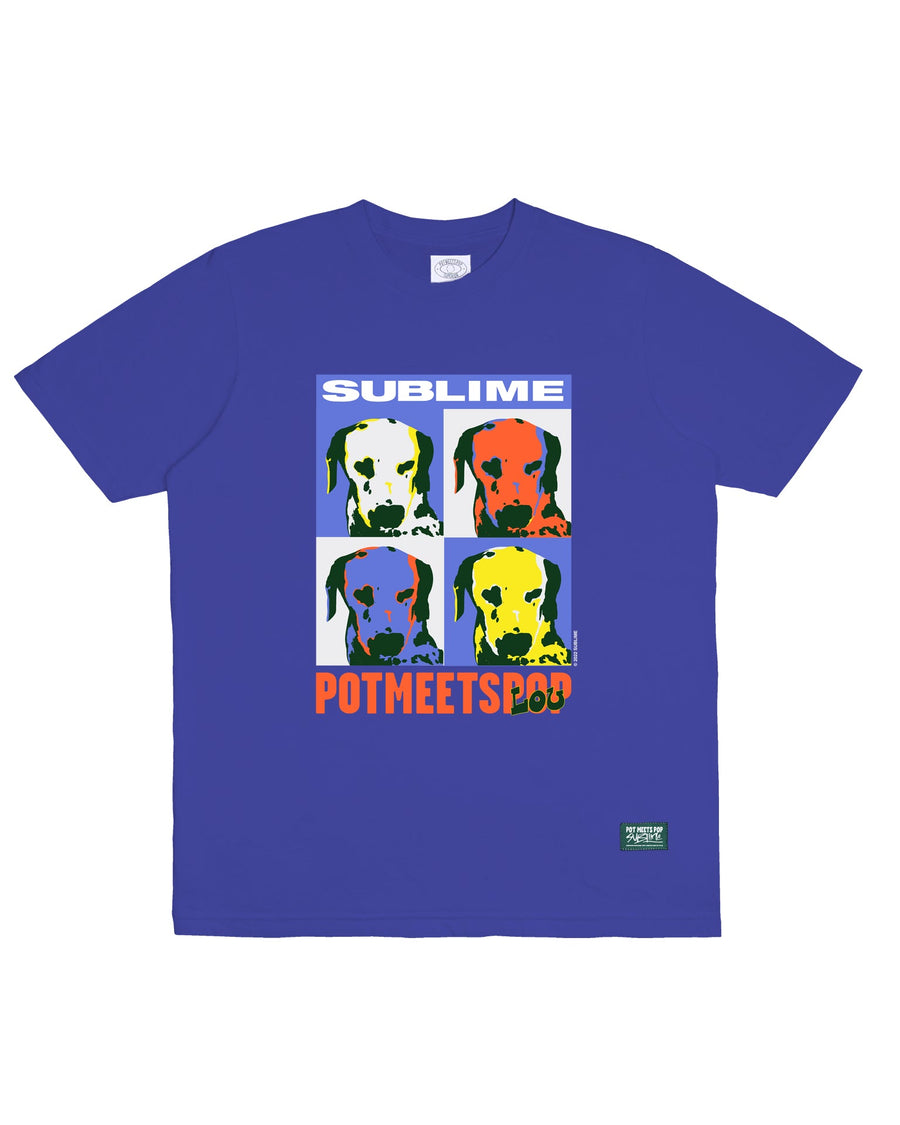 PMP X SUBLIME POT MEETS LOU TEE PURPLE