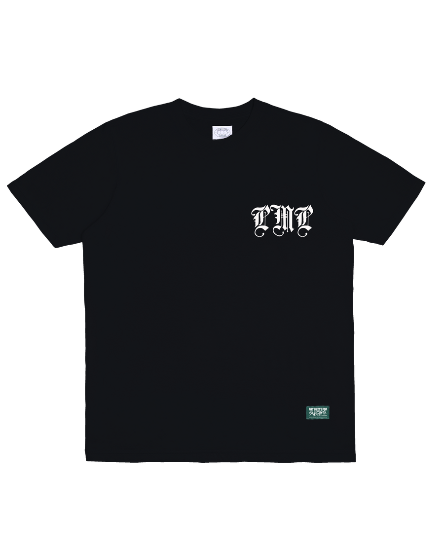 PMP X SUBLIME SELF TITLED TEE BLACK