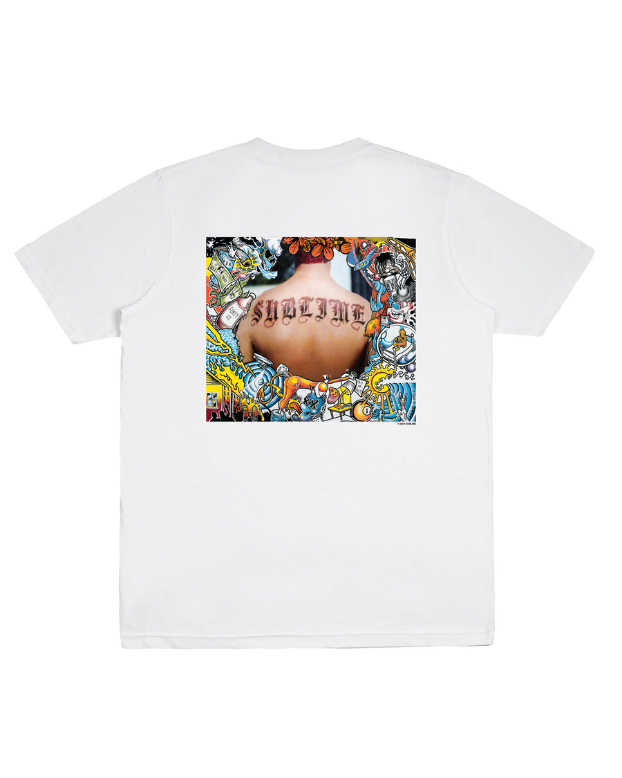 PMP X SUBLIME SELF TITLED TEE WHITE