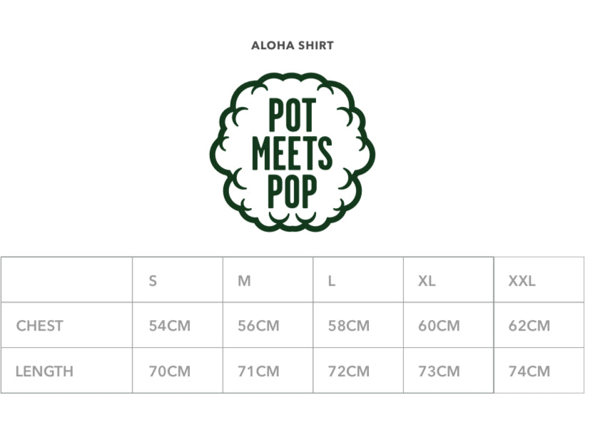 PMP X SUBLIME BURNER ALOHA SHIRT WHITE